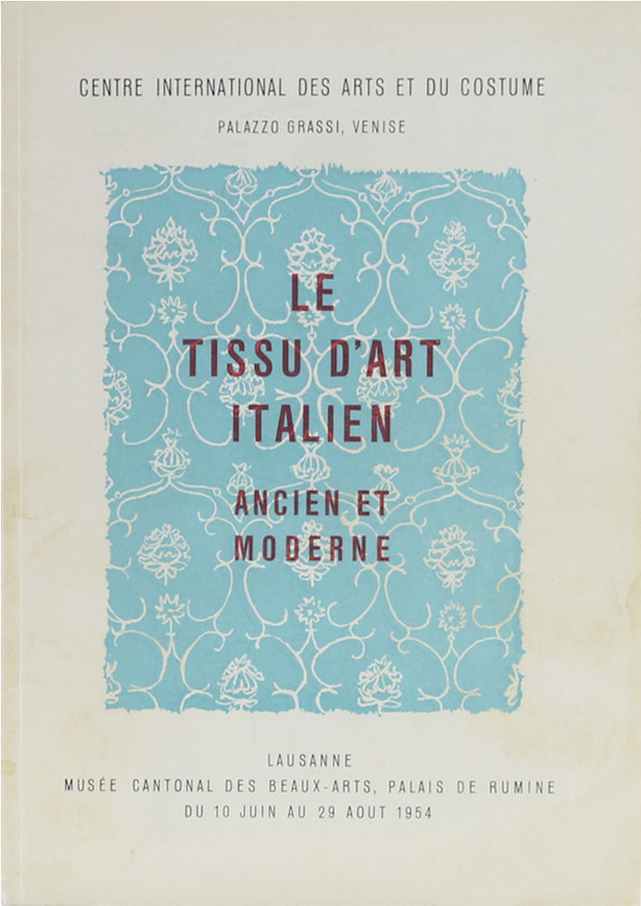 Le tissu d'art Italien. Acien et moderne.